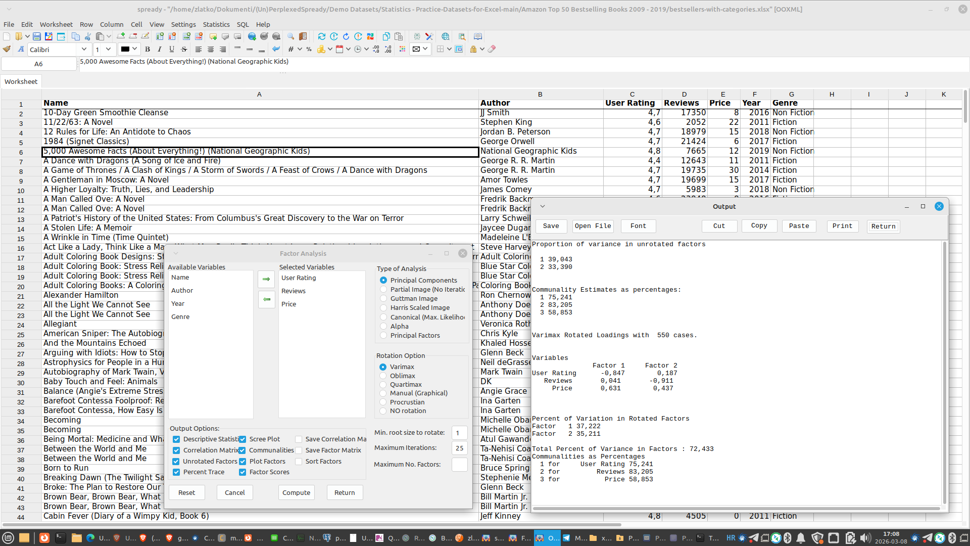 (Un)Perplexed Spready with Advanced Statistics